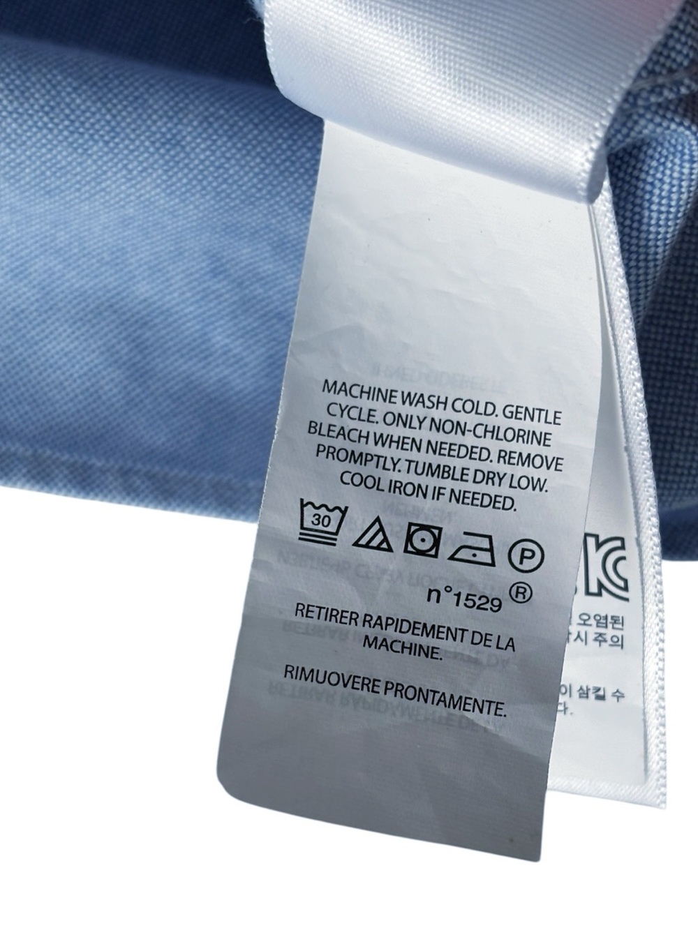 Polo Ralph Lauren Classic Fit Varsity Embroidered blue Oxford Shirt | M - Picture 15 of 16